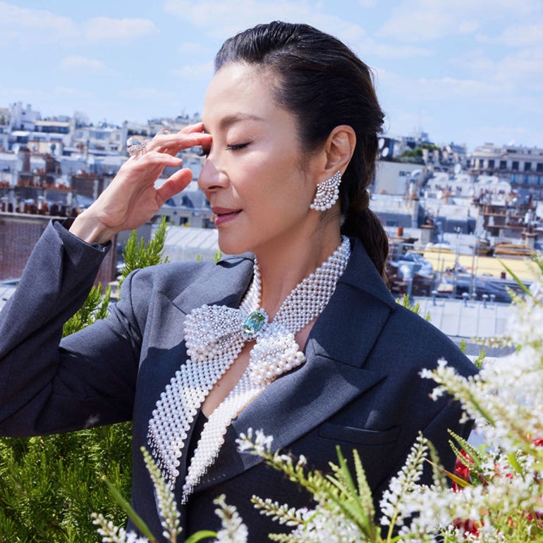 Michelle Yeoh and other celebrity guests gather to celebrate the launch of "The Bows"