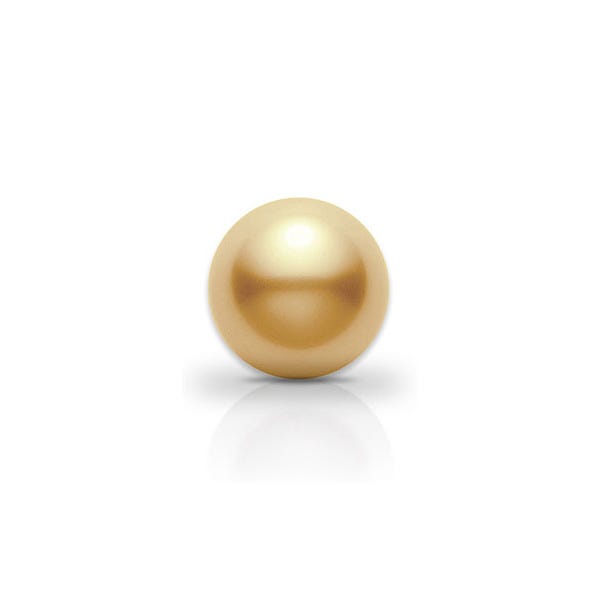 Golden South Sea cultured pearl